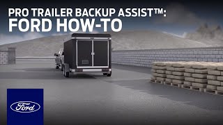 How to Use Pro Trailer Backup Assist™  Ford HowTo  Ford [upl. by Atirec]