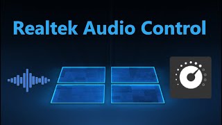 Где скачать Realtek Audio Console и установить в Windows 1110 [upl. by Tremayne]