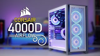 Looks Great And Doesnt Limit Airflow  Corsair 4000D Airflow [upl. by Thirza]