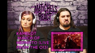 Kamelot  March of Mephisto Live From the 013 First Time Couples React [upl. by Tiffi]