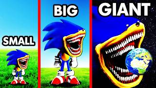 Growing BIGGEST SHIN SONIC GTA 5 [upl. by Sparke]