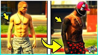 😨 100 TATTOOS auf einen CHARAKTER in GTA 5 Online 😱 [upl. by Eserehc]