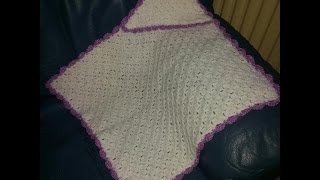 Haken  tutorial 53 C2C baby badcape [upl. by Ahsekim]