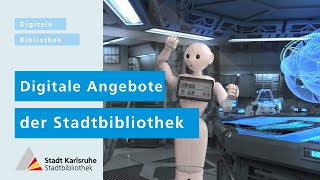 Karlotta zeigt unsere digitalen Angebote  Stadtbibliothek Karlsruhe [upl. by Beller900]