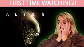 ALIEN 1979  MOVIE REACTION  FIRST TIME WATCHING [upl. by Arodnap835]