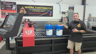 CNC Plasma water table additive discussion and review of SterlingCool [upl. by Ahsiele]