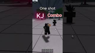 KJ combo one shot roblox thestongestbattlegrounds robloxthestrongestbattlegrounds robloxedit [upl. by Aylat415]