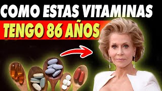 COMO las 3 Mejores VITAMINAS y no ENVEJEZCO ¡Jane Fonda 86 Todavía Parece Tener 59 [upl. by Bearnard]