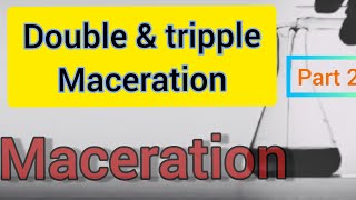 Maceration Part2  maceration with animation  easy urdu lectures of Pharmacognosy  extraction [upl. by Heilman764]