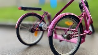 How to make a 3 wheel electric bicycle at home [upl. by Leeann687]