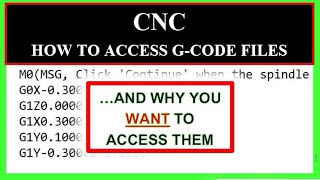 CNC Machines  What Is Gcode Why You Want To Know amp How To Access G Code Programs  Garrett Fromme [upl. by Ahel]