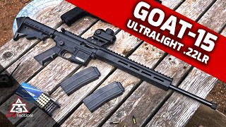 Reviewed GOAT15 Ultralight 22 SemiAuto Rifle  AT15 Stripped Lower Receiver [upl. by Namreh774]