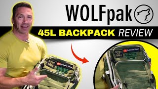 WOLFpak 45L Backpack Review Best Bag For The Gym [upl. by Goldy]