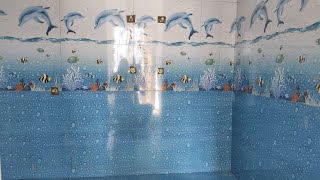 digital Doll fish bathroom wall tiles and floor tiles [upl. by Scrope]