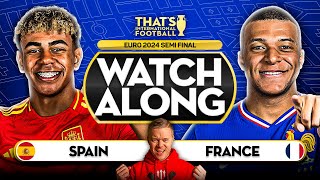 SPAIN vs FRANCE LIVE EURO 2024 with Mark GOLDBRIDGE LIVE [upl. by Achilles]