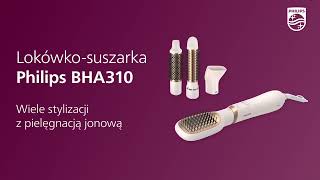 Lokówkosuszarka Philips BHA310 – susz i stylizuj jednocześnie [upl. by Casey775]