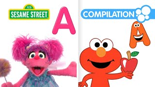 Sesame Street All About the Letter A  Alphabet Compilation [upl. by Adelaja]