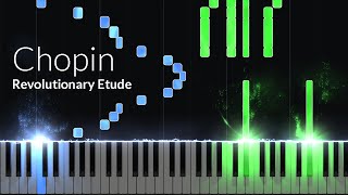 Étude in C minor Opus 10 No 12 Revolutionary  Chopin Piano Tutorial Synthesia [upl. by Ycnahc919]