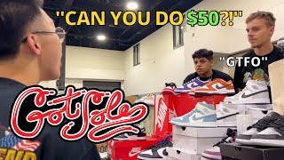 TRYING TO FINESSE AT BOSTON GOT SOLE CASHED OUT My first ever sneaker event [upl. by Egiedan]