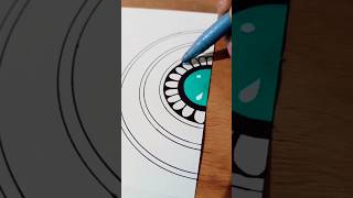 Easy Mandala Art 💯😱 shorts art youtubeshorts video [upl. by Cleopatra]