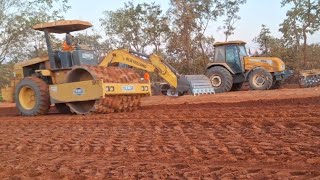 Construção de Pavasf de MG202 e MG402 entre municípios de Urucuia e Pintópolis v1616 [upl. by Alyos270]