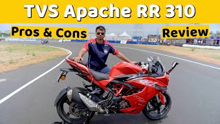 2024 TVS Apache RR 310 Review  नए बदलावों के साथ दमदार परफॉर्मेंस [upl. by Rosario]