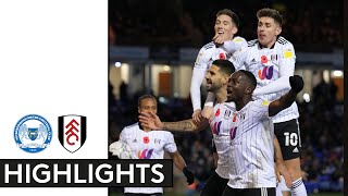 Peterborough 01 Fulham  EFL Championship Highlights  Mitrović Scores Goal Number 20 [upl. by Nimrac]