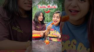 Teekhi Mirchi🌶️🥵 shorts trendingshorts momos foodlover comedy viral meghachaube [upl. by Airdnola]