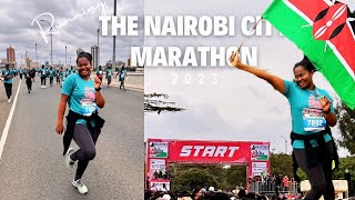 Nairobi City Marathon 2023  Running a Marathon for the first time [upl. by Rollie591]