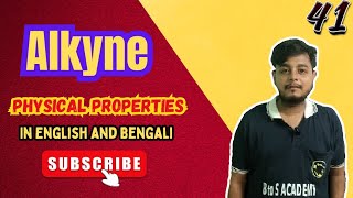 Physical Properties of Alkynes Class 11  Alkynes Basic Concepts  Part41  btosacademy [upl. by Ilagam]