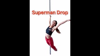 Superman Drop  Pole Dance Tutorial [upl. by Nellak545]