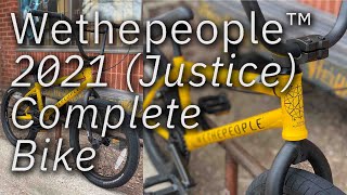 2021 Wethepeople Justice 20quot BMX Unboxing  Harvester Bikes [upl. by Adihahs]