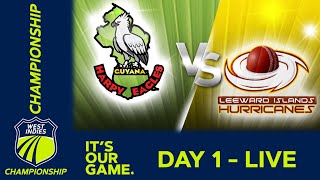 🔴 LIVE Guyana v Leewards  Day 1  West Indies Championship  Wednesday 29th March 2023 [upl. by Ainna]