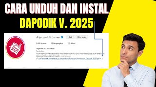 CARA UNDUH DAN INSTAL DAPODIK V2025 [upl. by Erodeht]