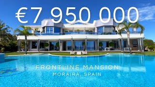 Luxury Frontline Mansion for sale in Moraira Spain [upl. by Nicol896]