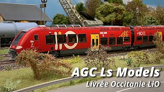 AGC LIO  Réseau « Gare de Vignols  Saint Solve »  échelle ho 187 [upl. by Giza]