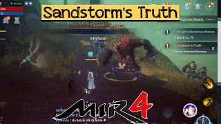 Sandstorms Truth Mir4 Elite Mission [upl. by Bushey]