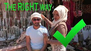 The RIGHT way to tie a middle eastern headscarf shemagh [upl. by Alilak]