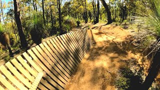 Wall Ride  Kalamunda mtb bikepark [upl. by Eciralc]