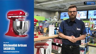 melectronics quotTechnik einfach erklärtquot – KitchenAid Küchenmaschine KSM125 rot [upl. by Steck]