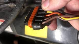 73L Power Stroke injector harness end replacement on the old OBS Ford F350 [upl. by Ayatahs]