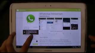 Como instalar Whatsapp en tablet facil y rapido App oficial [upl. by Benildis]