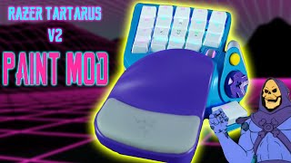 Razer Tartarus V2 Paint Mod SKELETOR [upl. by Crocker]