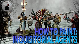 Contrast How to Paint Ashes of Faith Inquisitorial Agents Kill Team [upl. by Elamrej739]