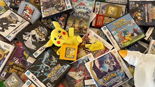 My ENTIRE POKEMON GAME COLLECTION  LuigiFan [upl. by Aivuy]