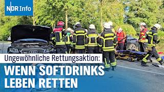 Schwerer Unfall in Niedersachsen Ungewöhnliche Rettungsaktion mit Limo und Cola  NDR Info [upl. by Aihsia]