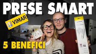 5 Benefici delle PRESE SMART  Vimar Smart home [upl. by Akcirederf503]