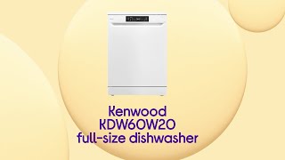 Kenwood KDW60W20 Fullsize Dishwasher  White  Product Overview  Currys PC World [upl. by Eceerahs]