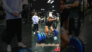 Deadlift motivation vlog viralvideo shortsfeed youtubeshorts reaction trending gym [upl. by Aniluj]