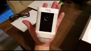 Ring Spotlight Cam Battery Unboxing Camara de Vigilancia [upl. by Fita]